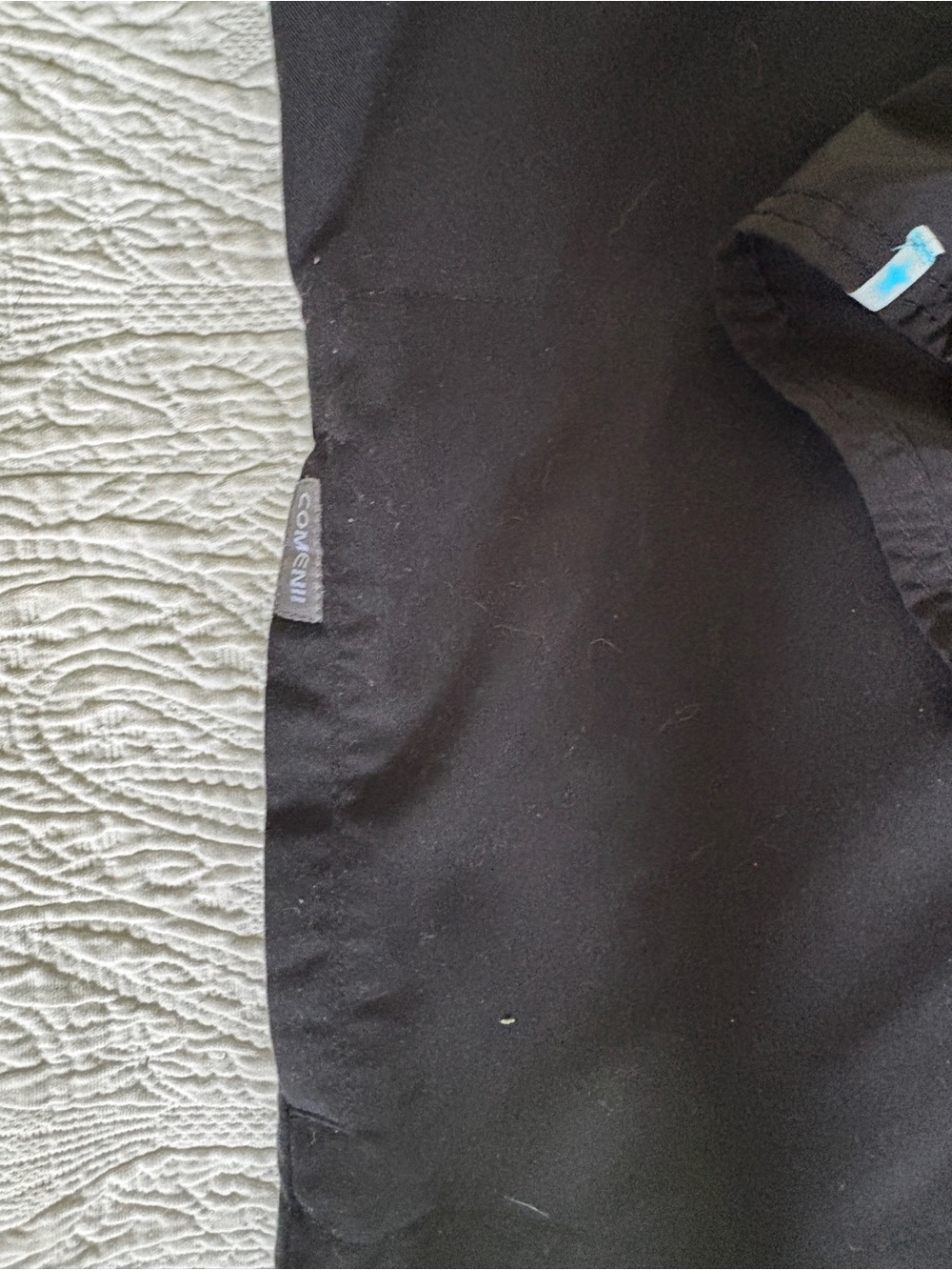Set of 2 - Black Medical Scrub Tops by Conmeneii - size 2XL - Picture 5 of 8